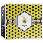 Honeycomb 3-Ring Binder - 3 inch (Personalized)