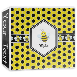 Honeycomb 3-Ring Binder - 3 inch (Personalized)