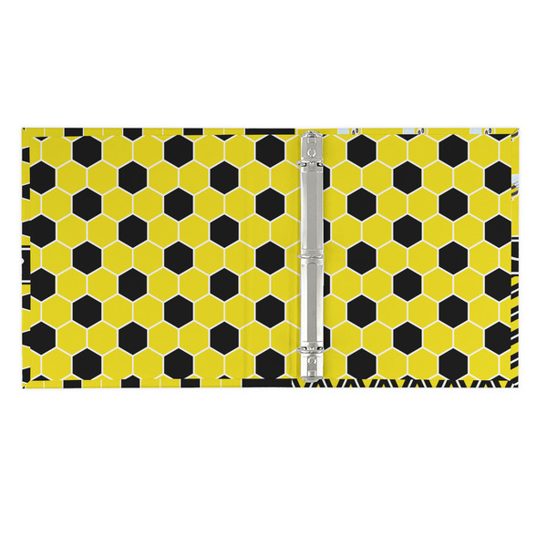 Honeycomb 3 Ring Binders - Full Wrap - 1" - OPEN INSIDE