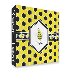 Honeycomb 3 Ring Binder - Full Wrap - 2" (Personalized)