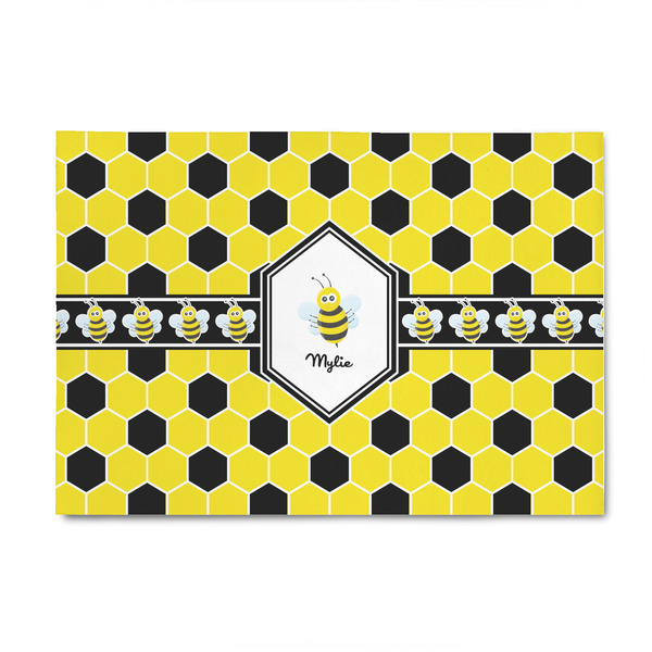 Custom Honeycomb 4' x 6' Indoor Area Rug (Personalized)