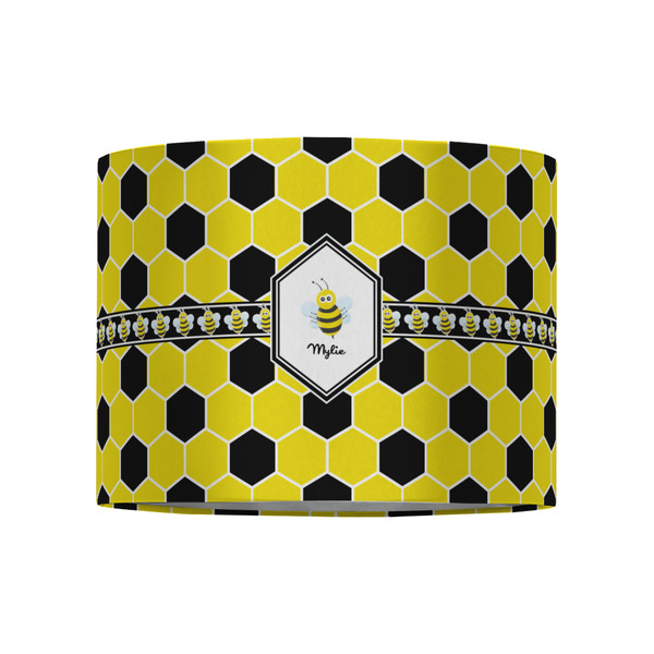 Honeycomb 8" Drum Lampshade - FRONT (Fabric)