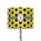 Honeycomb 8" Drum Lampshade - ON STAND (Fabric)