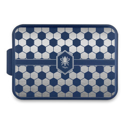 Honeycomb Aluminum Baking Pan with Navy Lid (Personalized)