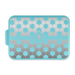 Honeycomb Aluminum Baking Pan with Teal Lid (Personalized)