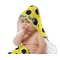 Honeycomb Baby Hooded Towel on Child