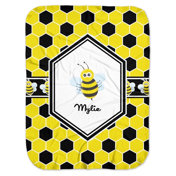 Custom Honeycomb Baby Swaddling Blanket (Personalized)