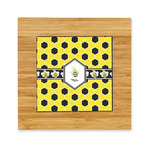 Honeycomb Bamboo Trivet with Ceramic Tile Insert (Personalized)