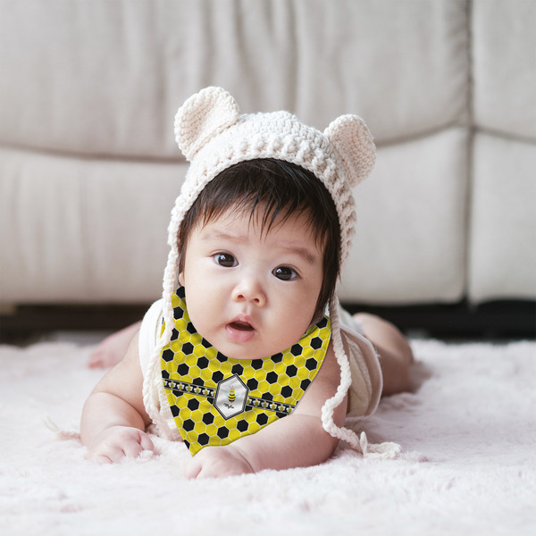 Honeycomb Bandana Bib - (Lifestyle 2 girl)