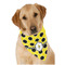 Honeycomb Dog Bandana Scarf w/ Name or Text