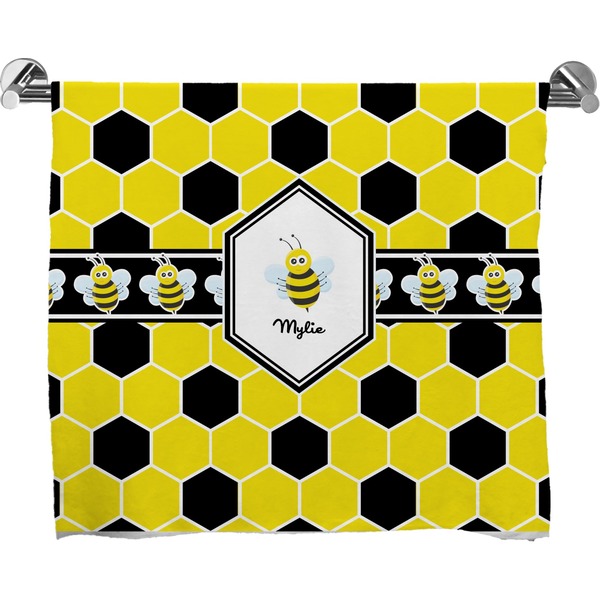 Custom Honeycomb Bath Towel (Personalized)