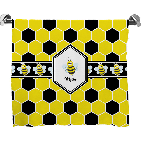 Custom Honeycomb Bath Towel (Personalized)