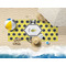 Honeycomb Beach Towel Lifestyle