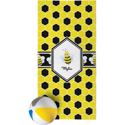 Honeycomb Beach Towel (Personalized)