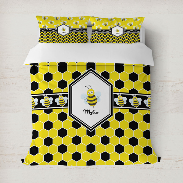 Custom Honeycomb Duvet Cover (Personalized)