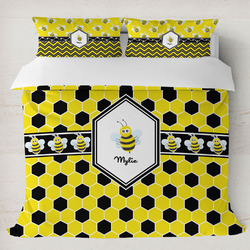 Honeycomb Duvet Cover Set - King (Personalized)