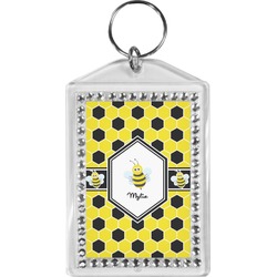 Honeycomb Bling Keychain (Personalized)