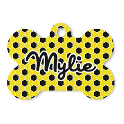 Honeycomb Bone Shaped Dog ID Tag (Personalized)