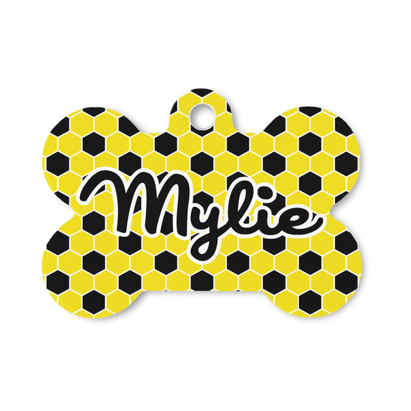 Custom Honeycomb Bone Shaped Dog ID Tag - Small (Personalized)