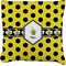 Honeycomb Burlap Pillow 16"