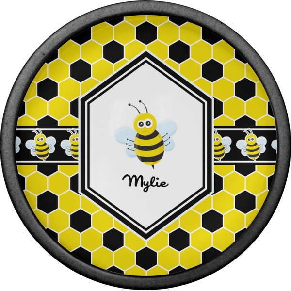 Honeycomb Cabinet Knob - Black - Front