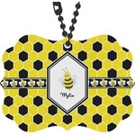 Honeycomb Rear View Mirror Charm (Personalized)