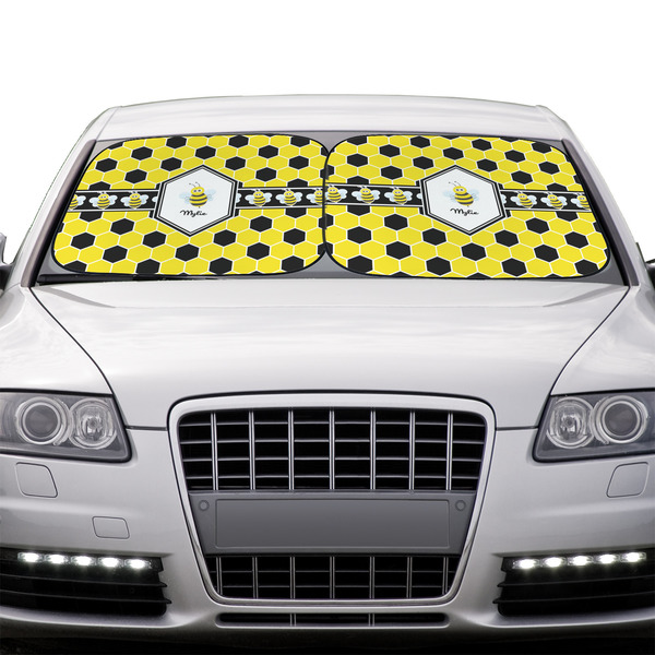 Honeycomb Car Sun Shades - IN CONTEXT