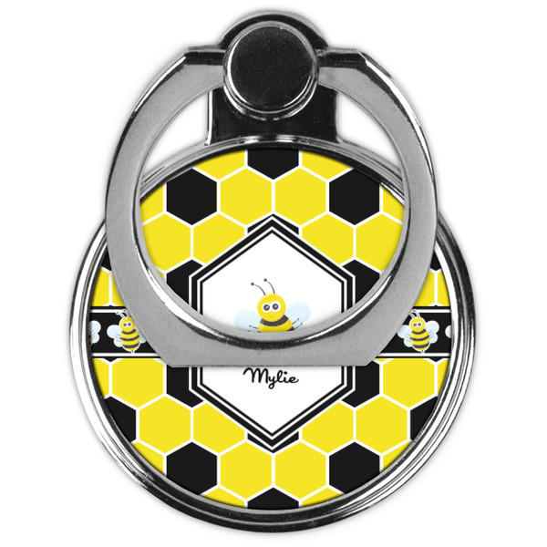 Honeycomb Cell Phone Ring Stand & Holder - Front (Collapsed)