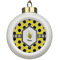 Honeycomb Ceramic Ball Ornament (Personalized)