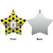 Honeycomb Ceramic Flat Ornament - Star Front & Back (APPROVAL)