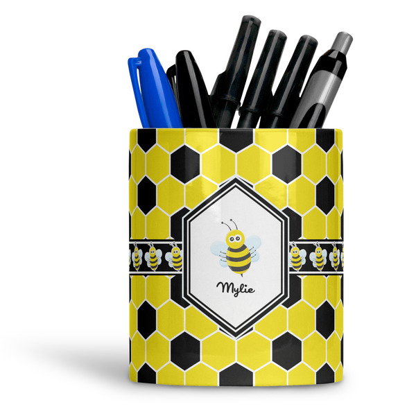 Custom Honeycomb Ceramic Pen Holder