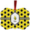 Honeycomb Christmas Ornament (Front View)