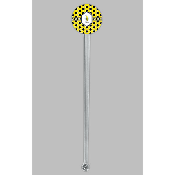 Honeycomb Clear Plastic 7" Stir Stick - Round - Single Stick