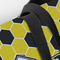 Honeycomb Closeup of Tote w/Black Handles