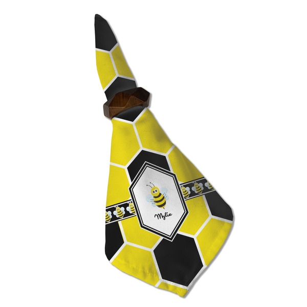 Honeycomb Cloth Napkins - Personalized Dinner (Folded in Ring) (MAIN)