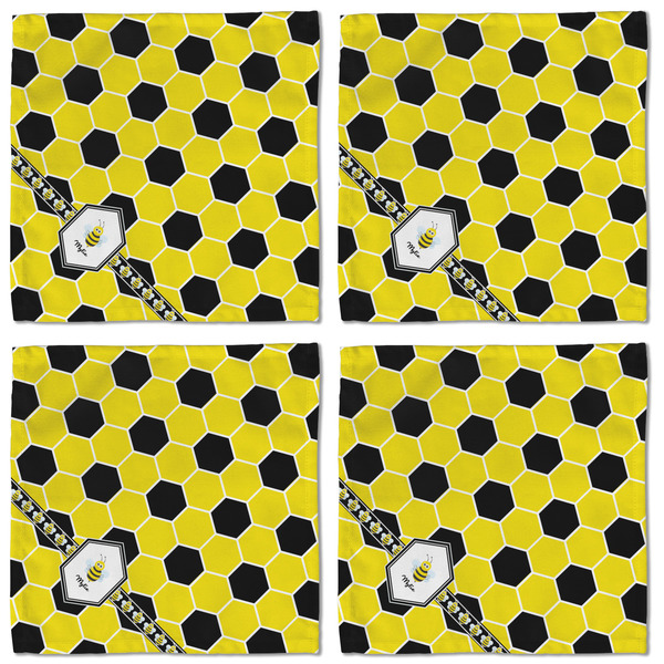 Honeycomb Cloth Napkins - Personalized Lunch (APPROVAL) Set of 4