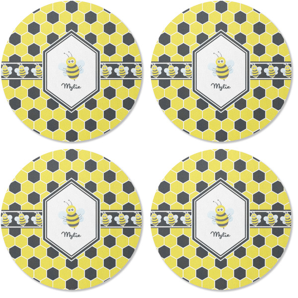 Honeycomb Coaster Round Rubber Back - Apvl