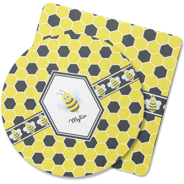 Custom Honeycomb Rubber Backed Coaster (Personalized)