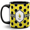 Honeycomb Coffee Mug - 11 oz - Full- Black