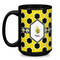 Honeycomb Coffee Mug - 15 oz - Black