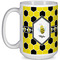 Honeycomb Coffee Mug - 15 oz - White Full