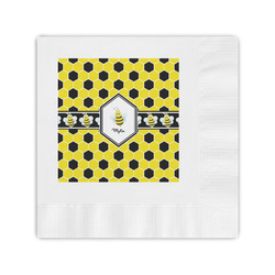 Honeycomb Coined Cocktail Napkins (Personalized)