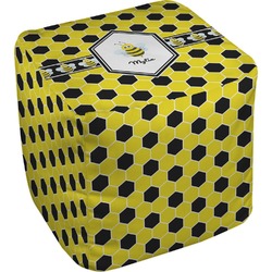 Honeycomb Cube Pouf Ottoman (Personalized)