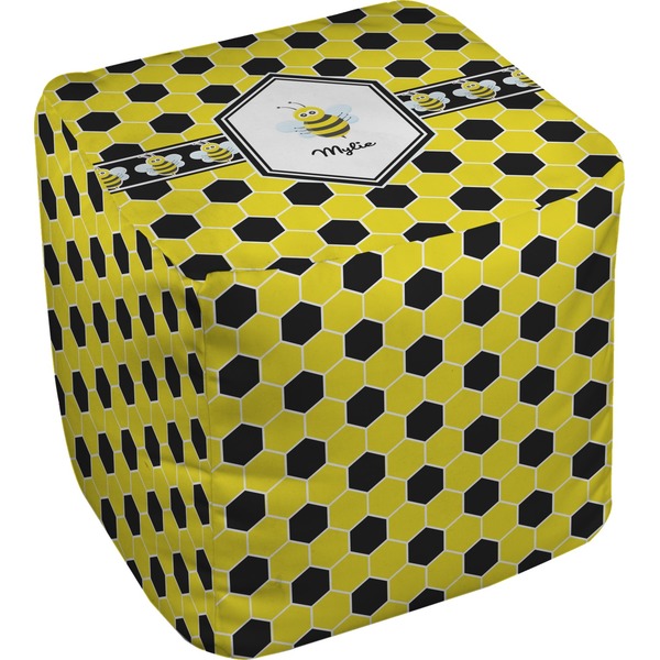 Custom Honeycomb Cube Pouf Ottoman (Personalized)