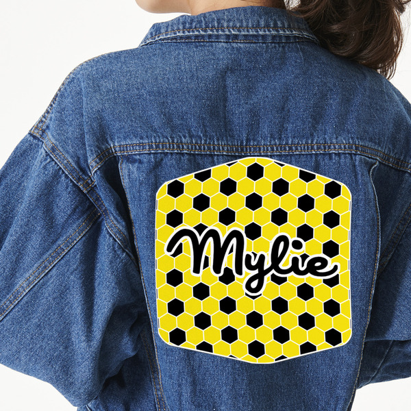 Custom Honeycomb Twill Iron On Patch - Custom Shape - 3XL (Personalized)