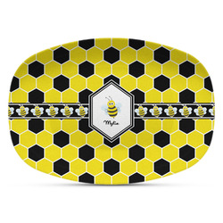 Honeycomb Plastic Platter - Microwave & Oven Safe Composite Polymer (Personalized)