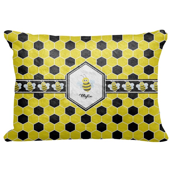 Custom Honeycomb Decorative Baby Pillowcase - 16"x12" (Personalized)