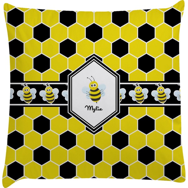 Custom Honeycomb Decorative Pillow Case (Personalized)