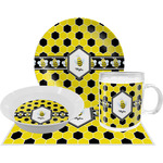 Honeycomb Dinner Set - Single 4 Pc Setting w/ Name or Text