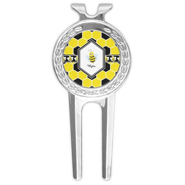 Custom Honeycomb Golf Divot Tool & Ball Marker (Personalized)